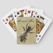 Queen Bee Wildlife Bug Insect Pokerkaarten (Achterkant)
