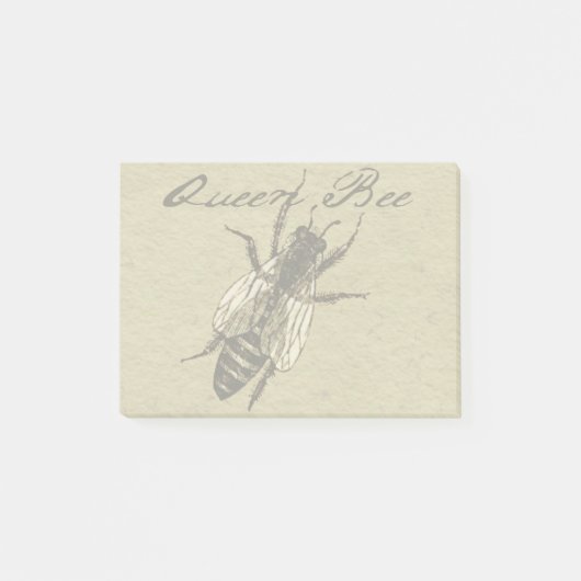 Queen Bee Wildlife Bug Insect Post-it® Notes (Voorkant)