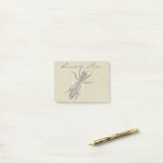 Queen Bee Wildlife Bug Insect Post-it® Notes (Op bureau)