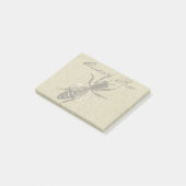 Queen Bee Wildlife Bug Insect Post-it® Notes (Schuin)