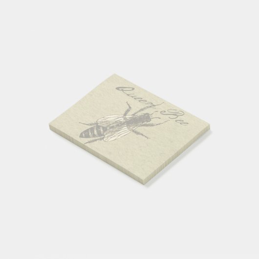 Queen Bee Wildlife Bug Insect Post-it® Notes (Schuin)