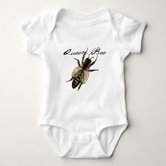 Queen Bee Wildlife Bug Insect Romper (Voorkant)