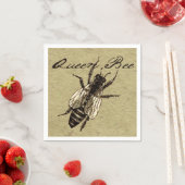 Queen Bee Wildlife Bug Insect Servetten (Insitu)