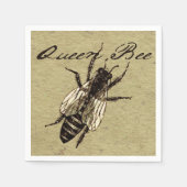 Queen Bee Wildlife Bug Insect Servetten (Voorkant)