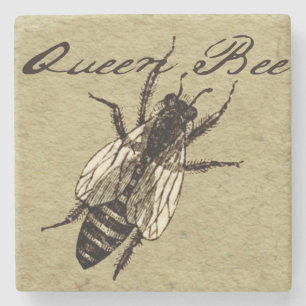 Queen Bee Wildlife Bug Insect Stenen Onderzetter