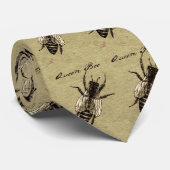 Queen Bee Wildlife Bug Insect Stropdas (Opgerold)