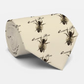 Queen Bee Wildlife Bug Insect Stropdas (Opgerold)