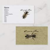 Queen Bee Wildlife Bug Insect Visitekaartje (Voorkant / Achterkant)