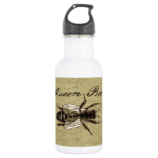 Queen Bee Wildlife Bug Insect Waterfles (Voorkant)