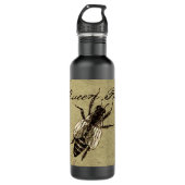 Queen Bee Wildlife Bug Insect Waterfles (Voorkant)