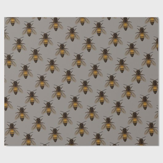 Queen Bee Wrapping Paper Cadeaupapier (Vlak)