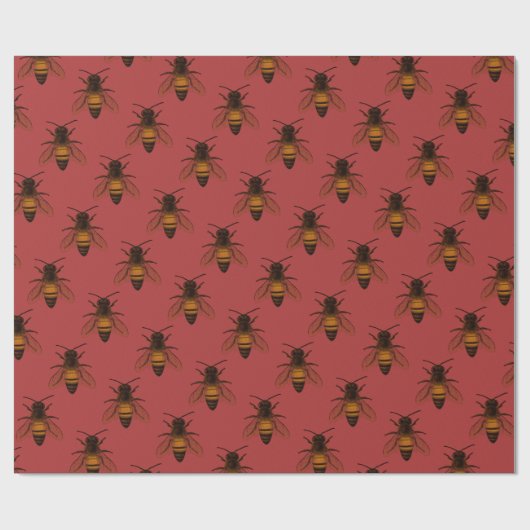 Queen Bee Wrapping Paper Cadeaupapier (Vlak)