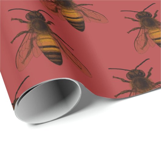 Queen Bee Wrapping Paper Cadeaupapier (Rol Hoek)