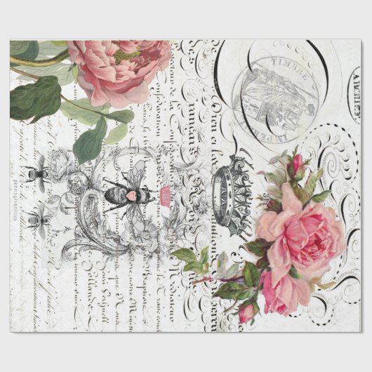 Queen Bee Wrapping Paper Cadeaupapier (Vlak)