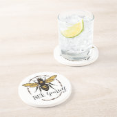 Queen Bee Zandsteen Onderzetter (Zijkant)