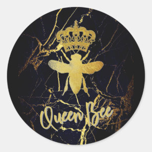 QUEEN BEE Zwart Marmer Sticker