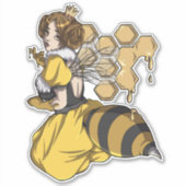 Queen Bee's Honey Sticker (Voorkant)