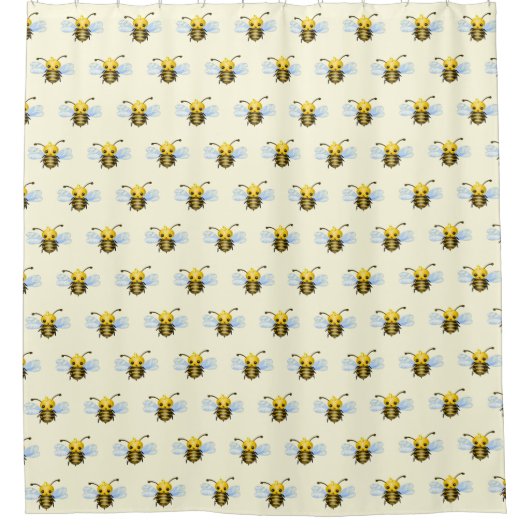 Queen Bees Shower Curtain Douchegordijn (Voorkant)