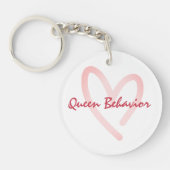 Queen Behavior Trendy Sleutelhanger (Voorkant)