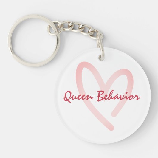 Queen Behavior Trendy Sleutelhanger (Voorkant)