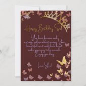 Queen Birthday Card Feestdagenkaart (Voorkant)