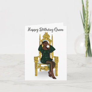 Queen Birthday Card Kaart