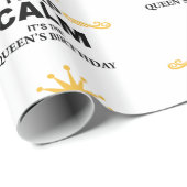 Queen Birthday Wrapping Paper Cadeaupapier (Rol Hoek)
