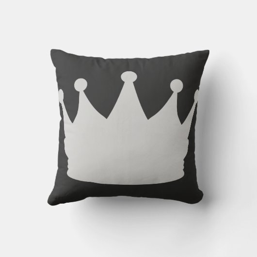 Queen Black Kussen (Achterkant)