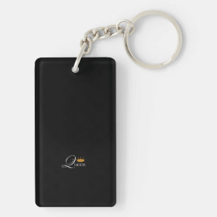 Queen Black Sleutelhanger: Voor het Koninklijk in Sleutelhanger