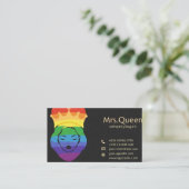 Queen Black Visitekaartje Thema's (Staand voorkant)