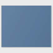 Queen Blue Solid Color Cadeaupapier (Vlak)