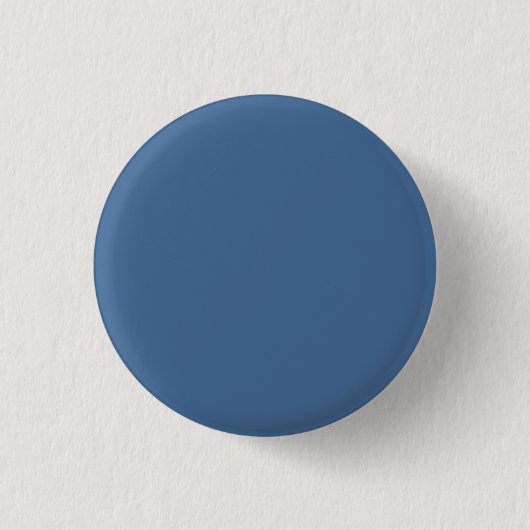 Queen Blue Solid Color Ronde Button 3,2 Cm (Voorkant)