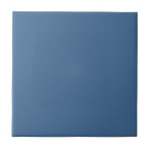Queen Blue Solid Color Tile Tegeltje (Voorkant)