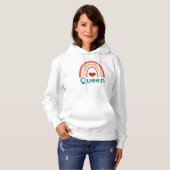 Queen Boho Rainbow Hoodie (Voorkant volledig)