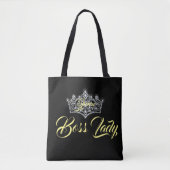 Queen Boss Lady All-Over-Print Tote Bag (Voorkant)