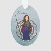 Queen Boudicca Ornament (voorkant)