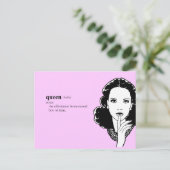 QUEEN BRIEFKAART (Staand voorkant)
