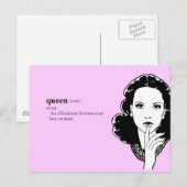 QUEEN BRIEFKAART (Voorkant / Achterkant)