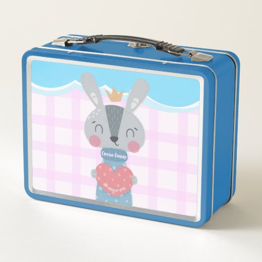 Queen Bunny Metal Lunchbox (Achterkant)
