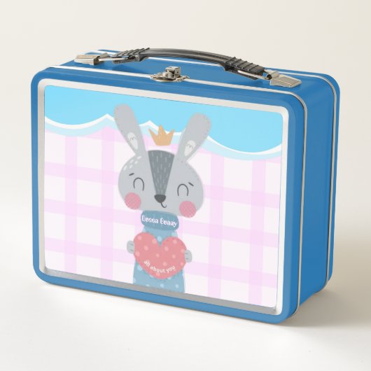 Queen Bunny Metal Lunchbox (Voorkant)