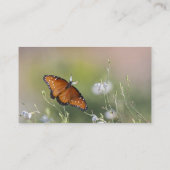 Queen Butterfly in het Morning Light visitekaartje (Achterkant)
