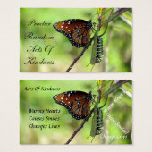 Queen Butterfly Random Acts of Kindness Kaart (Voorkant /achterkant)