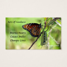 Queen Butterfly Random Acts of Kindness Kaart