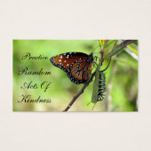 Queen Butterfly Random Acts of Kindness Kaart (Voorkant)