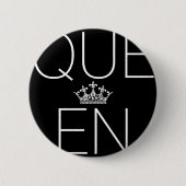 Queen Button Flair - Kies uw kleur (Voorkant)