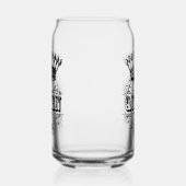 Queen Can Glass Blikvorm Glas (Links)