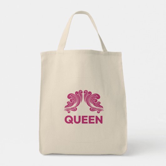 queen Canvas tas (Achterkant)