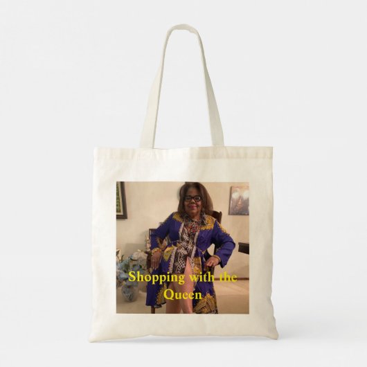 Queen canvas tas (Achterkant)