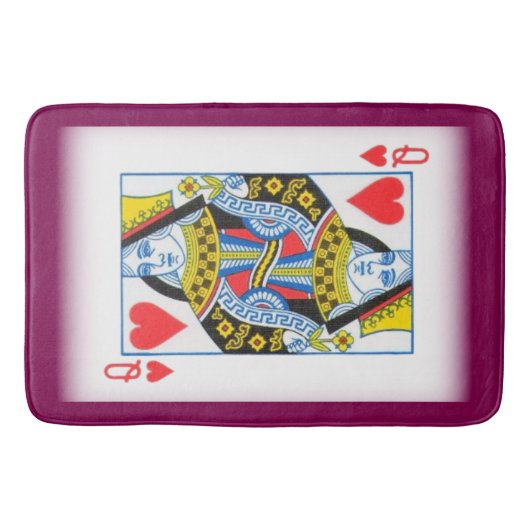 QUEEN CARD BADMAT (Voorkant)