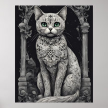 Queen Cat - Dia de los Muertos, Suikerschedel Stij